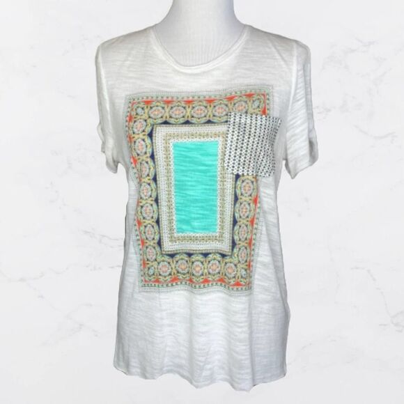 Democracy Cold Shoulder T-Shirt Size Medium - Picture 1 of 9